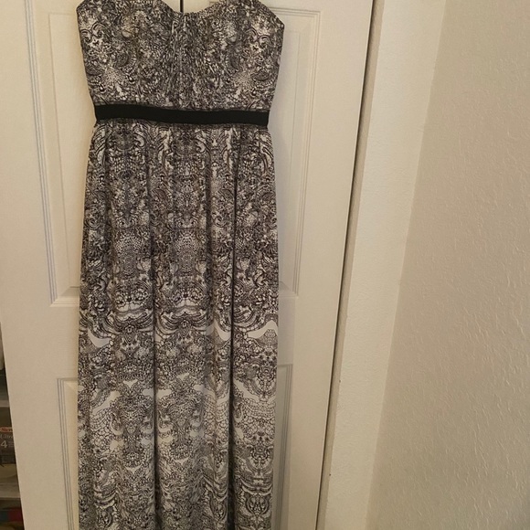 Bcbg chiffon strapless gown - Picture 3 of 3